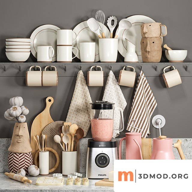 Decorative kitchen set 07