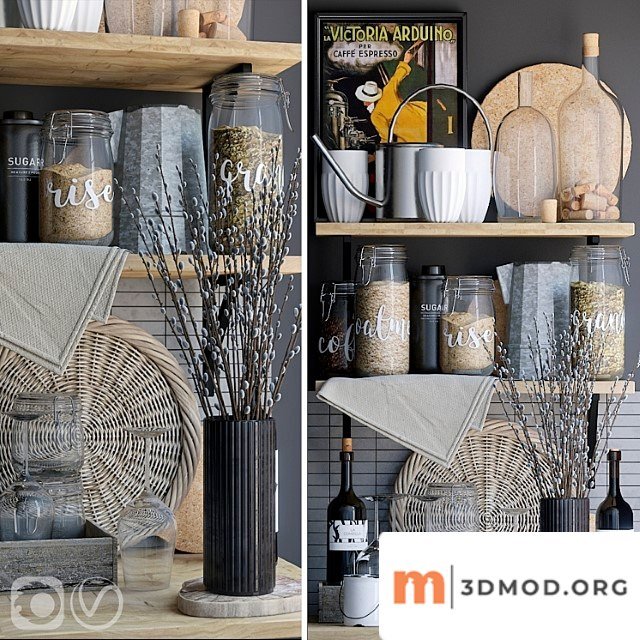 Decorative set for the kitchen 5