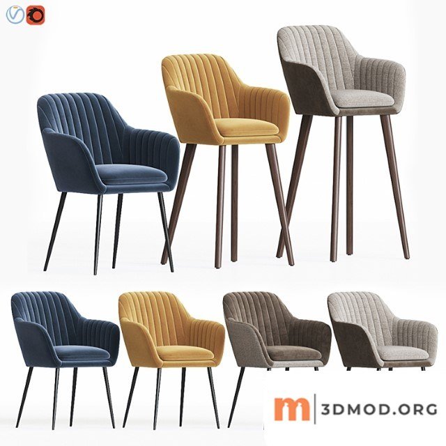 Deephouse lausanne chair set 2
