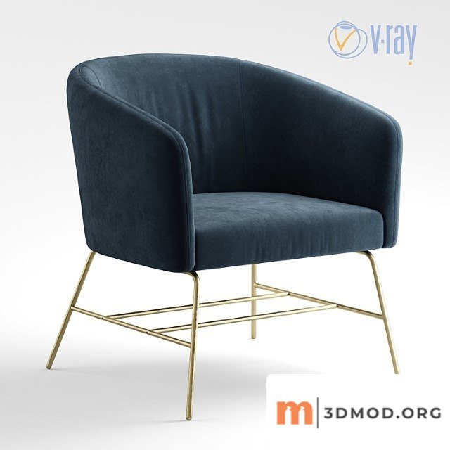 Deephouse. philadelphia armchair. art.53439