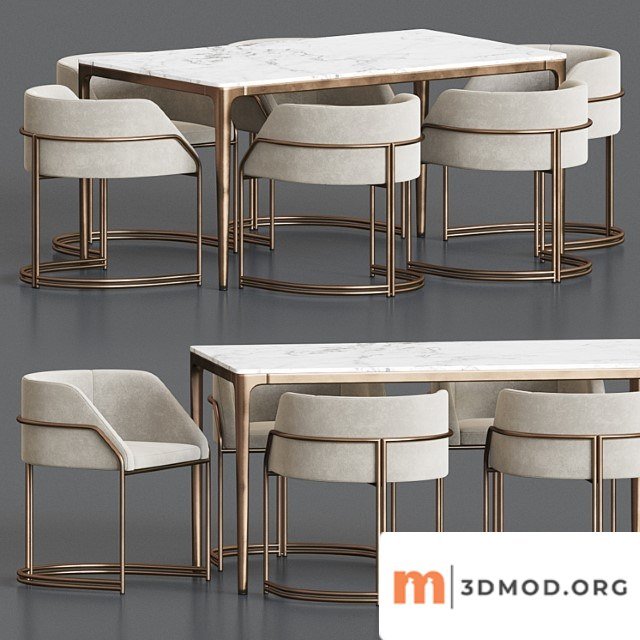 Deja vu chair canto table dining set