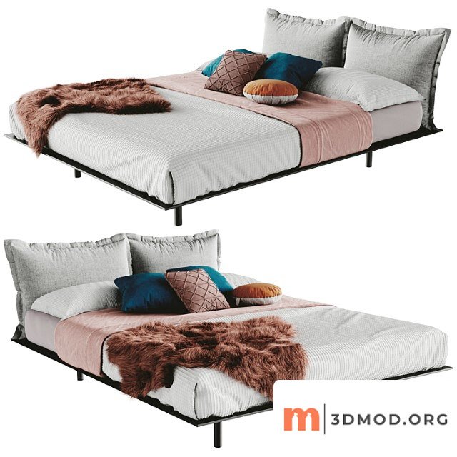 Desiree Bed Platz Fur Plaid 1