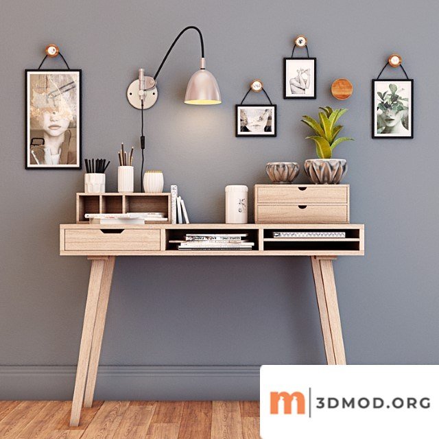 Desktop With Decor