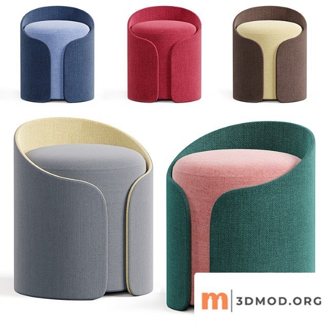 Desormeaux Carrette Sardigan Pouf