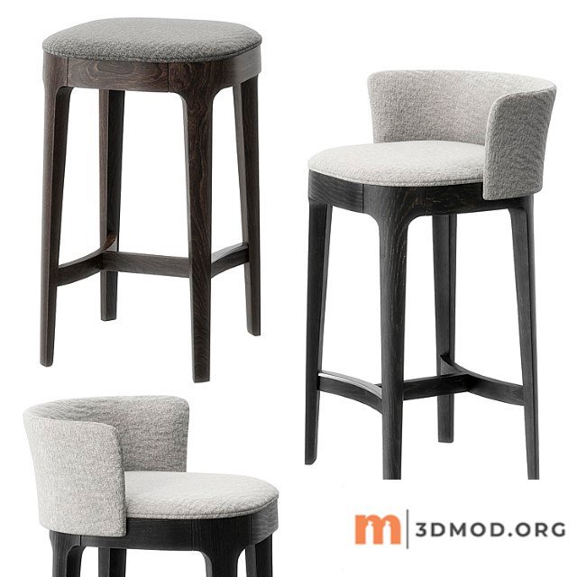 Devon barstool by molteni
