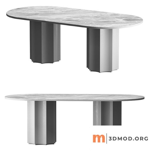 Dining table lunar mia casa