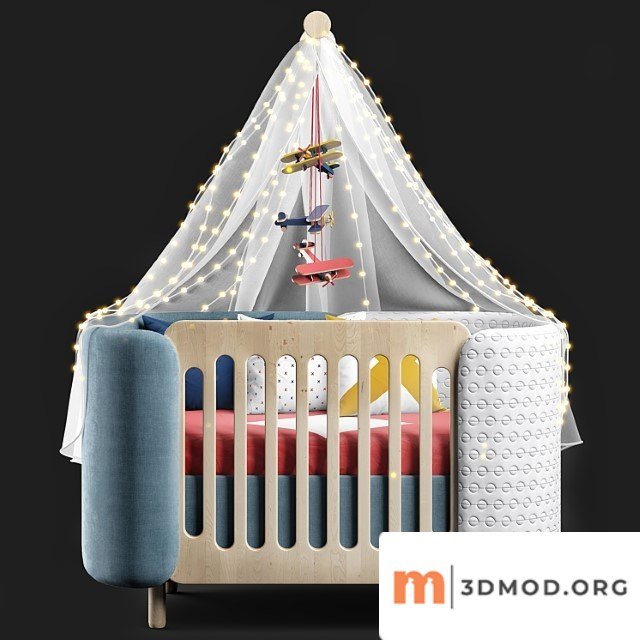 Dot and cross Bed