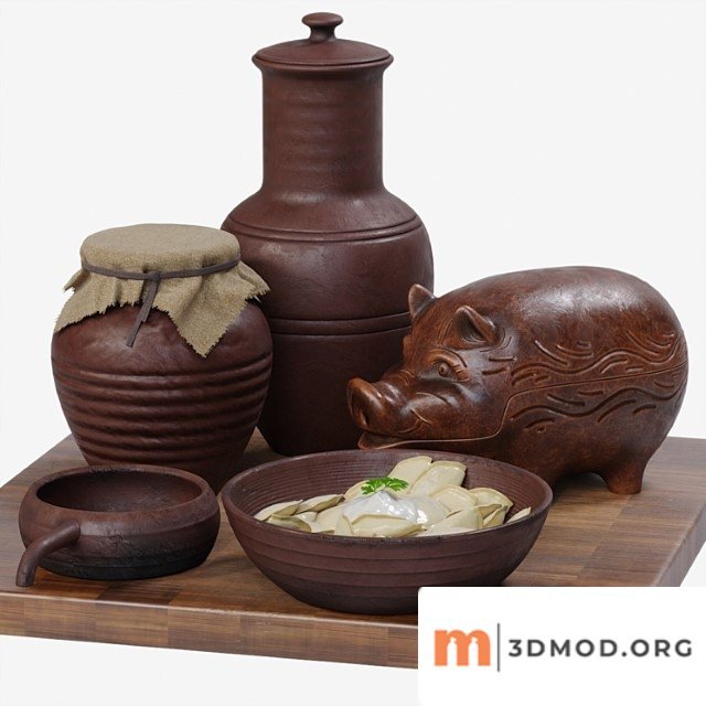 Earthenware set
