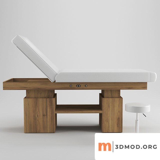 Esthétic design massage table