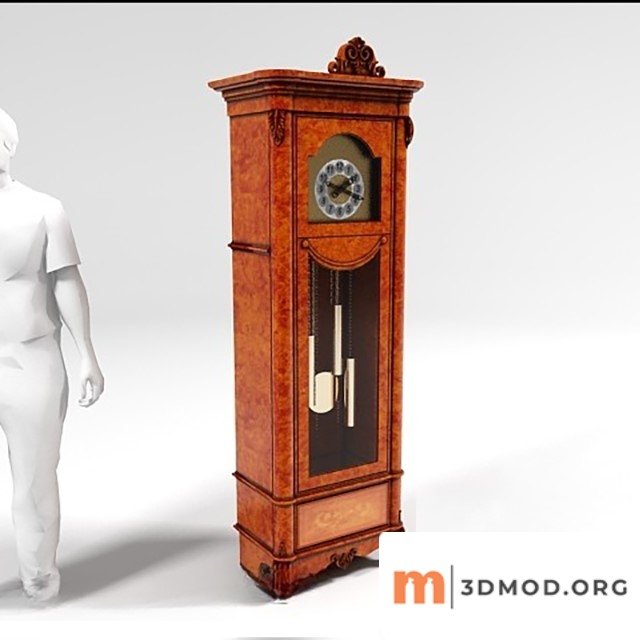 Floor Wooden Clock