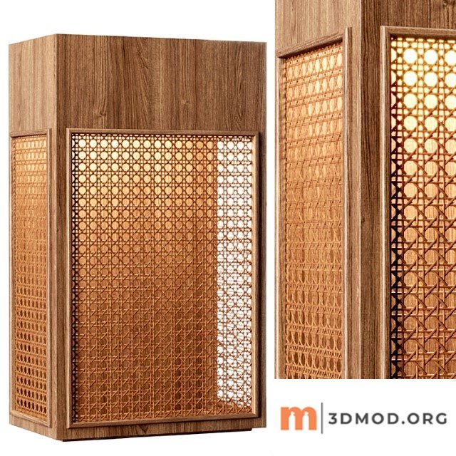 Florenze Rattan Val Lantern Fvz Rattan Wall Lamp