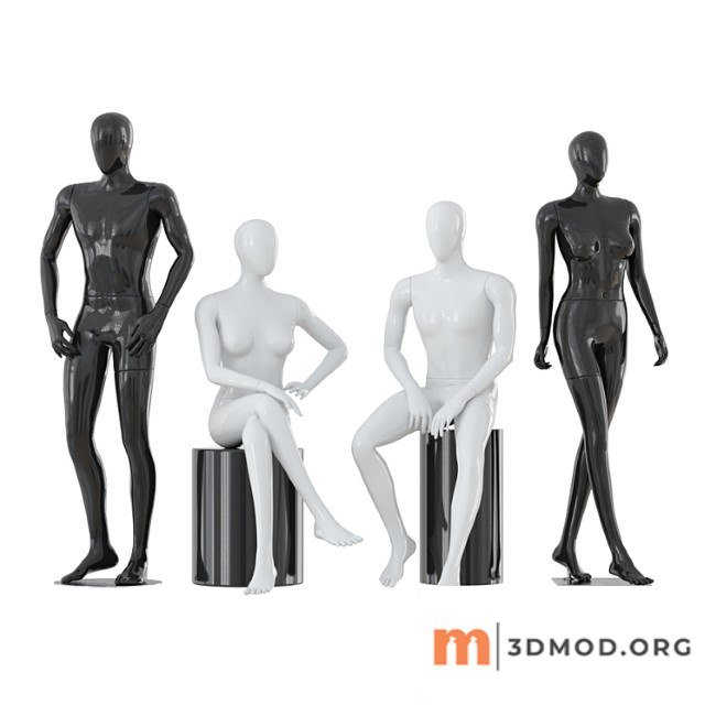 Four faceless man 31