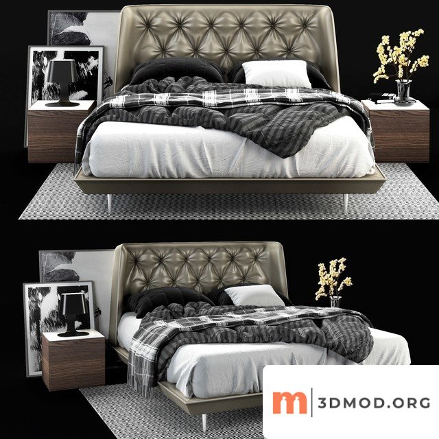 Hampton Calligaris Bed
