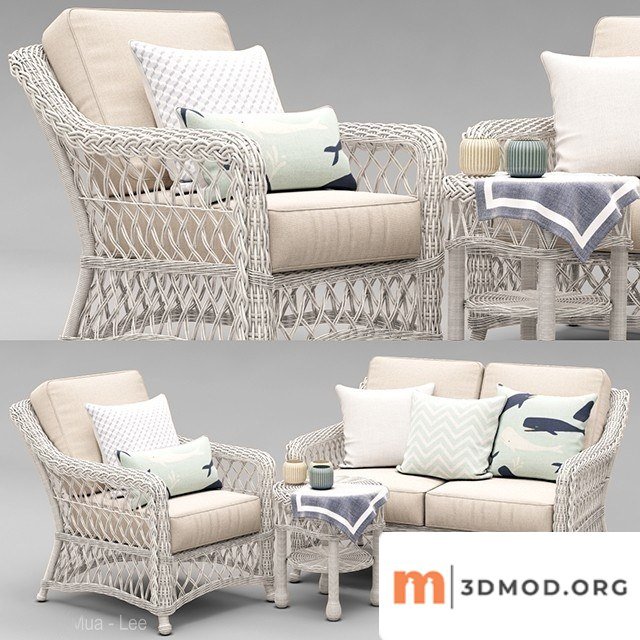 Hampton Seating Inivory Finish