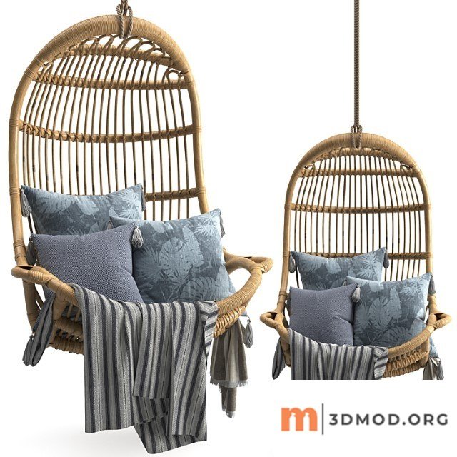 Hanging Rattan Chair 1