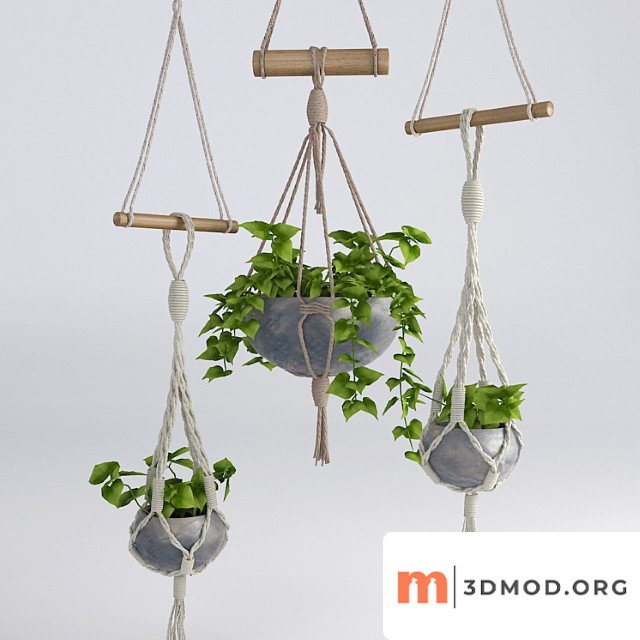 Hanging flowerpots