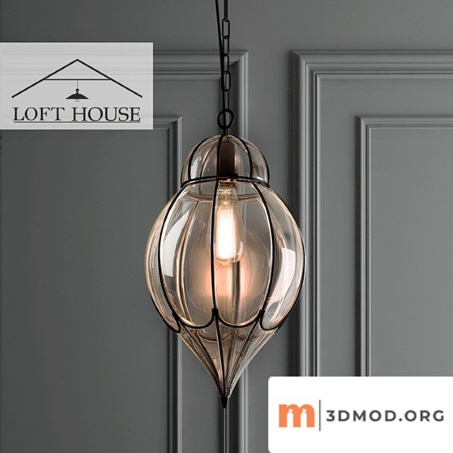Hanging lamp loft house p-164