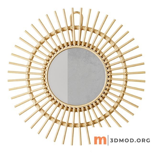 H&m home rotan mirror