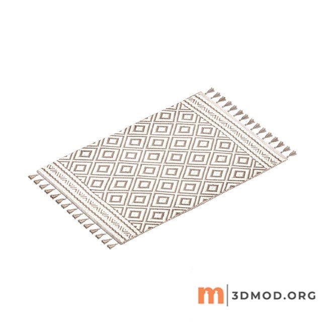 Jacquard bath mat h&m