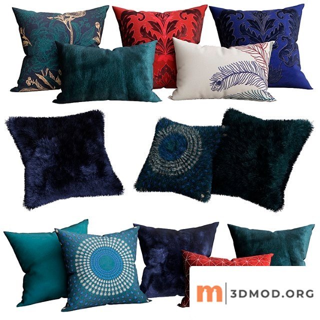 Jewel Tone Decorative Pillow Collection
