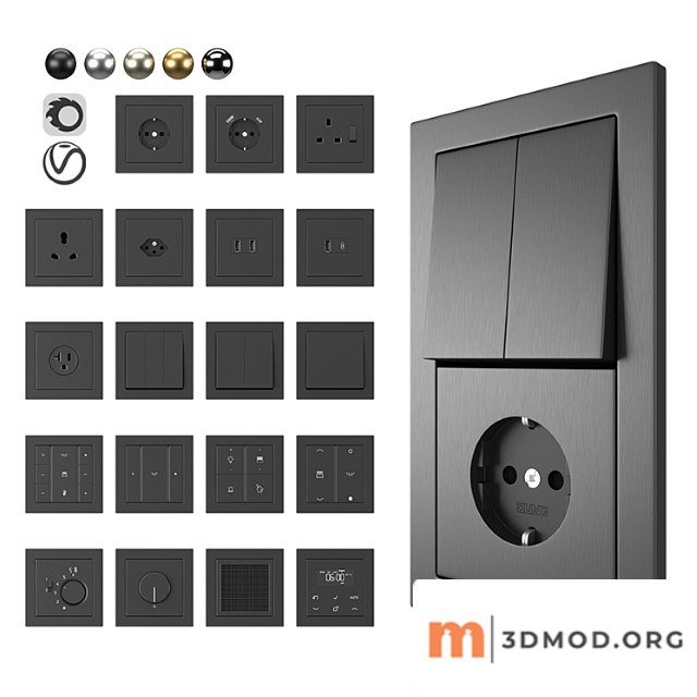 Jung ls-design set metal