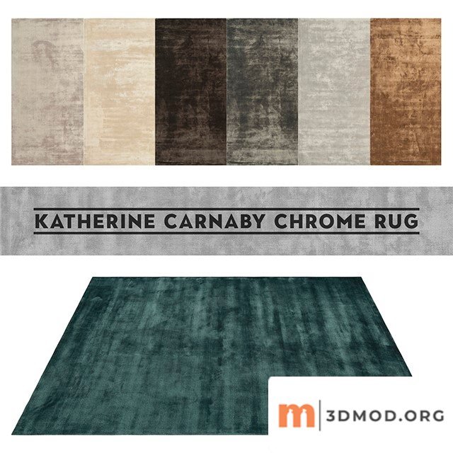 Katherine Carnaby Chrome Rug