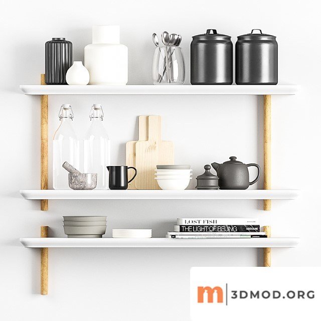 Kitchenware with decor