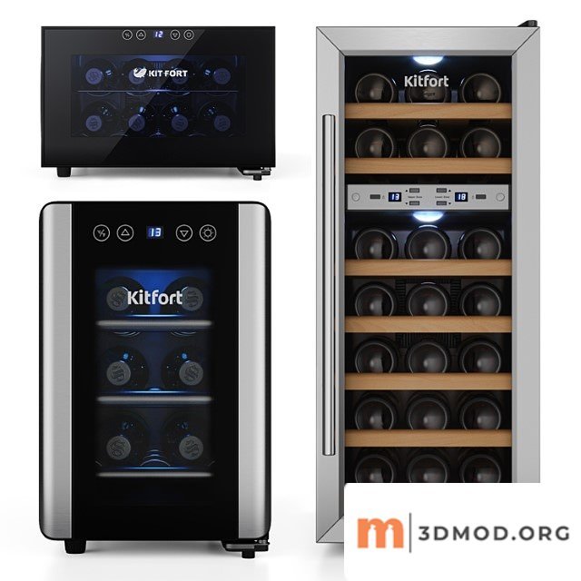 Kitfort wine cabinet set