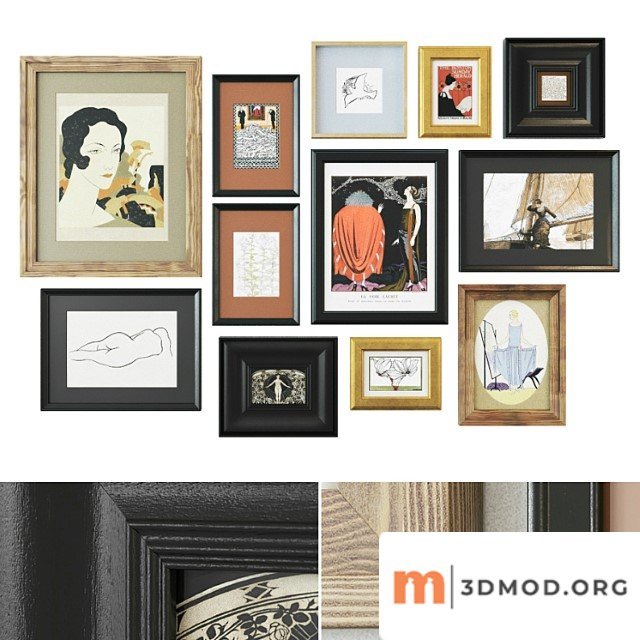 Large set of paintings1