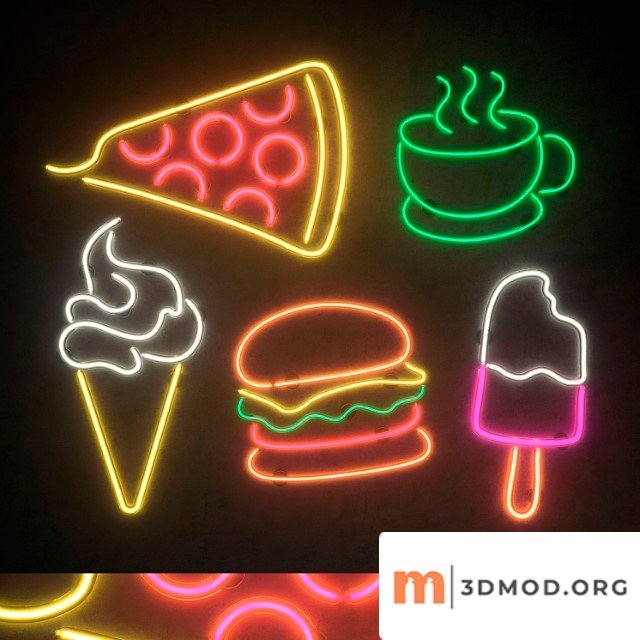 Light Modules Set 63 Neon
