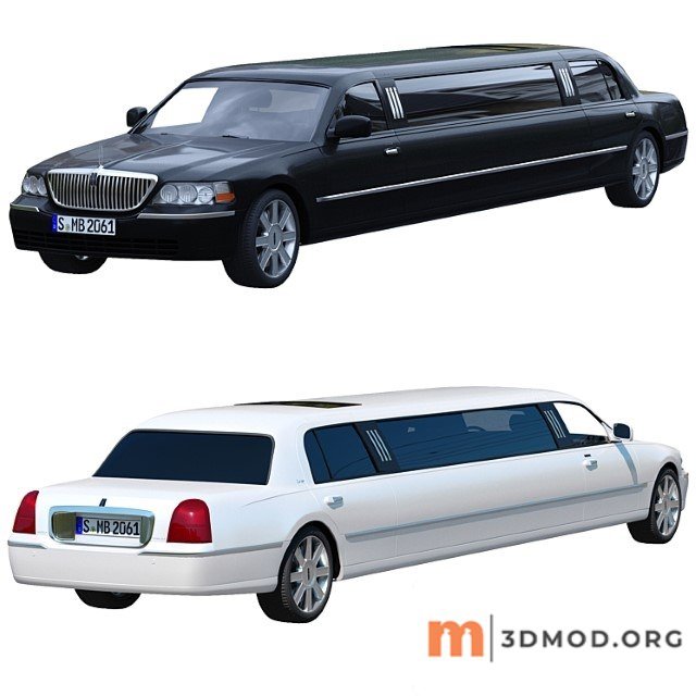 Lincoln town car limousine
