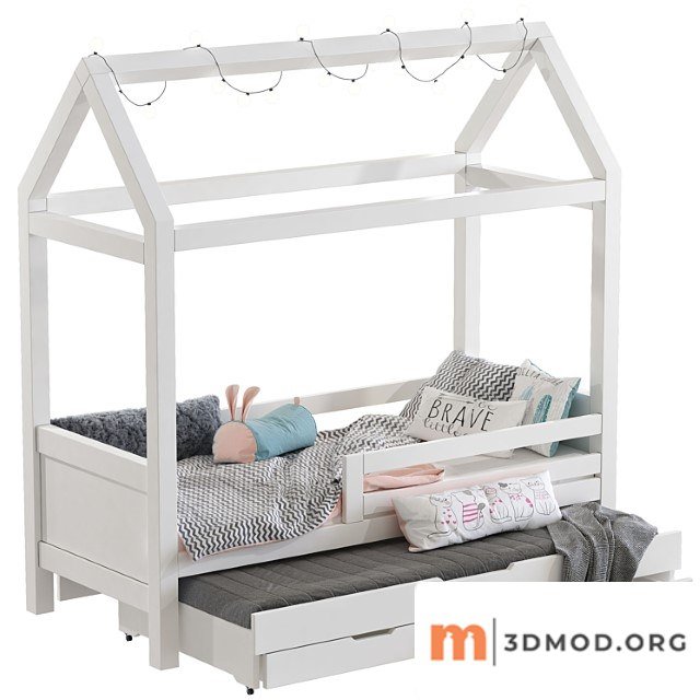 Lodge bed nature kid maya