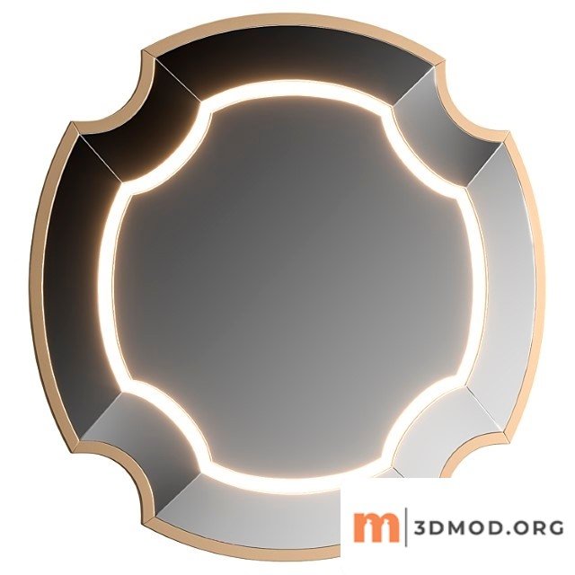 Longhi graydon light mirror