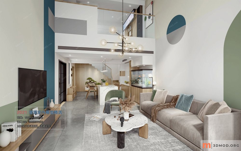 M002-Nordic style-Vray model