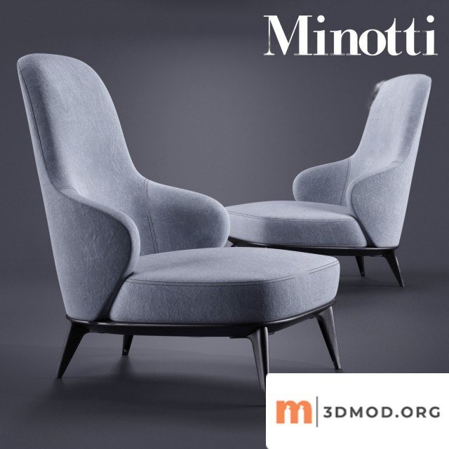Minotti Leslie Bergere Armchair