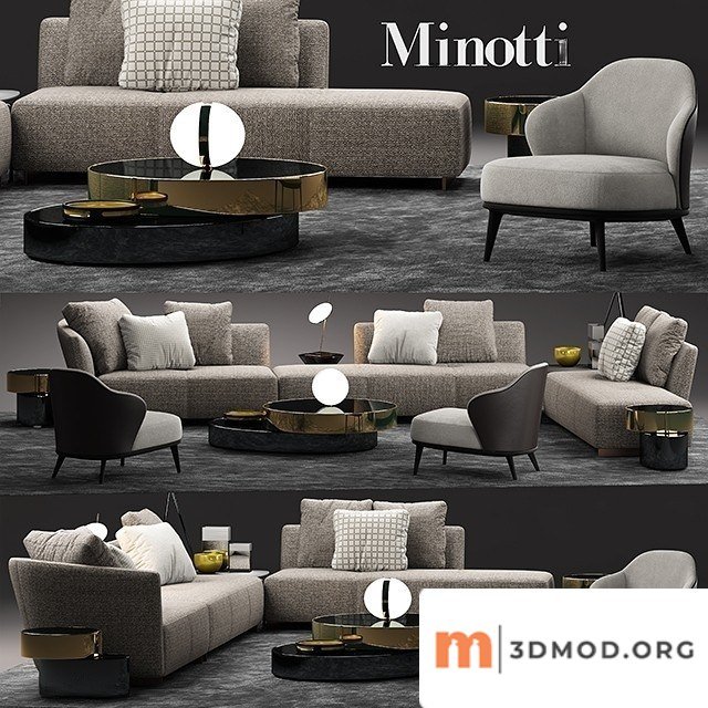 Minotti Lounge Seymour Sofa