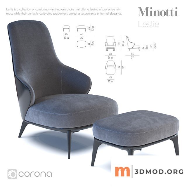 Minotti leslie