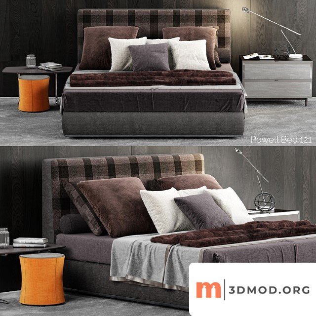 Minotti powell bed.121 2