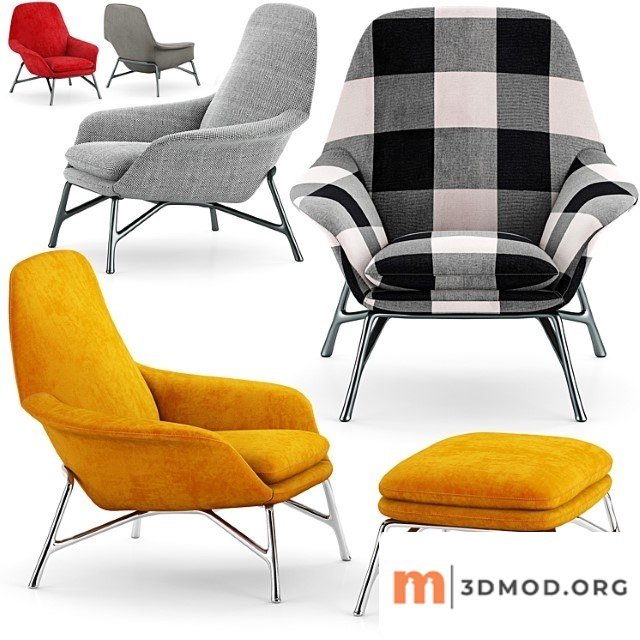 Minotti prince armchair