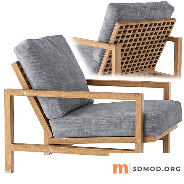 Minotti quadrado armchair
