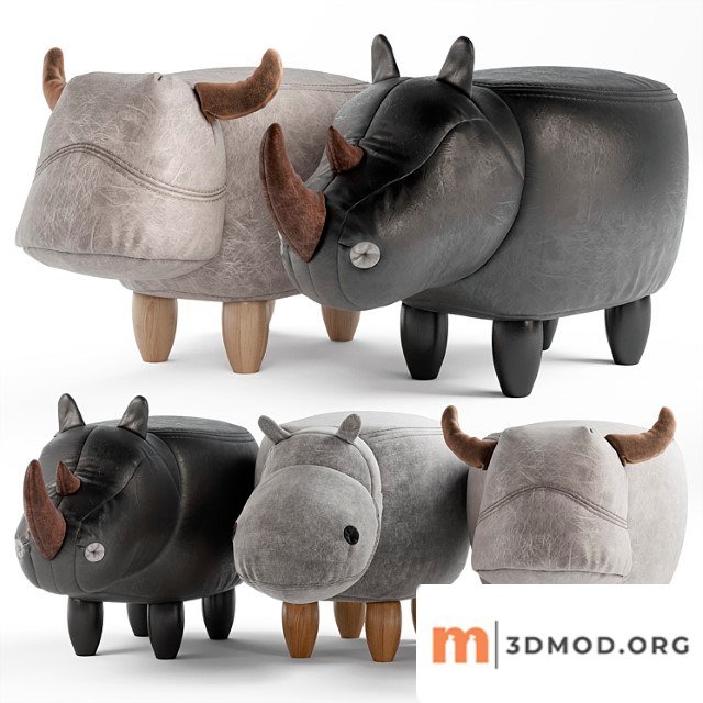 Miscellaneous Set of Childrens Poufs
