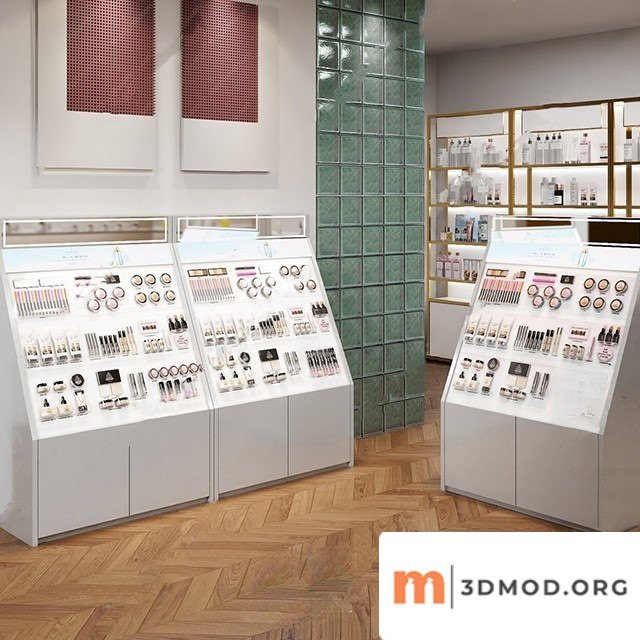 Modern Cosmetic Showcase 4