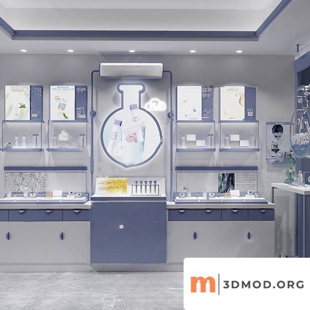 Modern Cosmetic Showcase 5