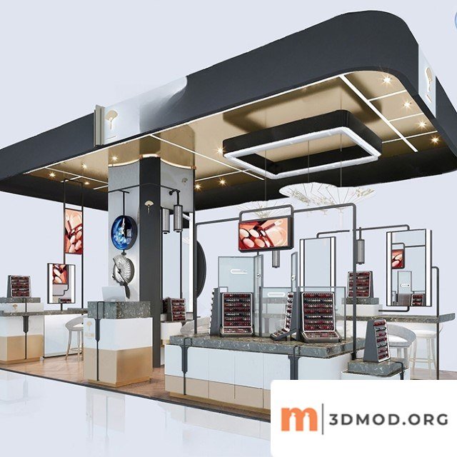 Modern Cosmetic Showcase