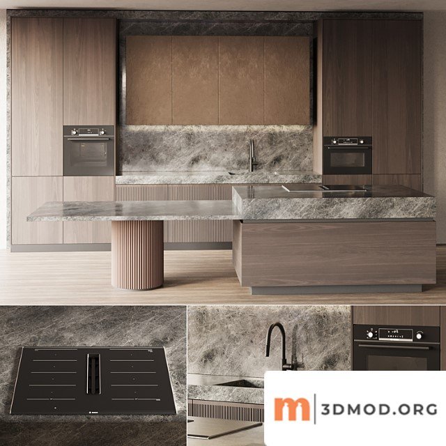 Modern Style Kitchen With Island Kitchen 05