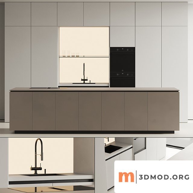 Modern kitchen with island 15