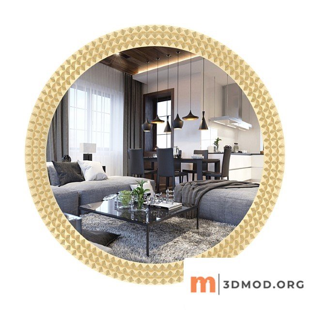 Modern mirror egypt by cattelan italia 3