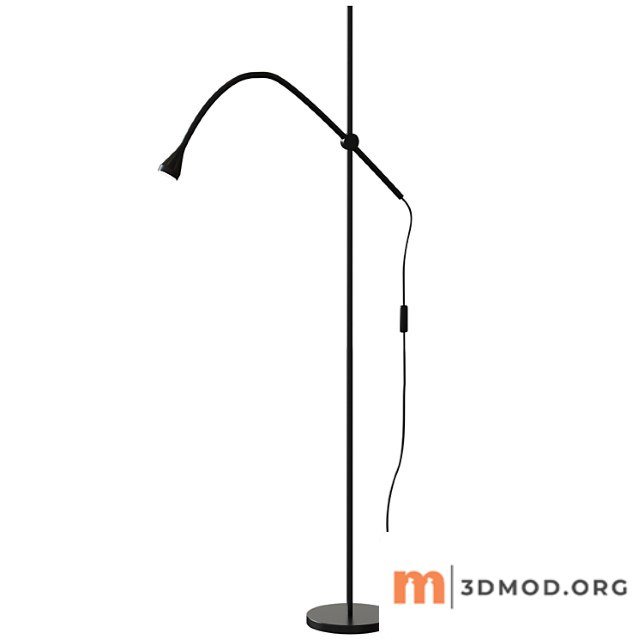 Nävlinge nevlinge floor lamp, led, black