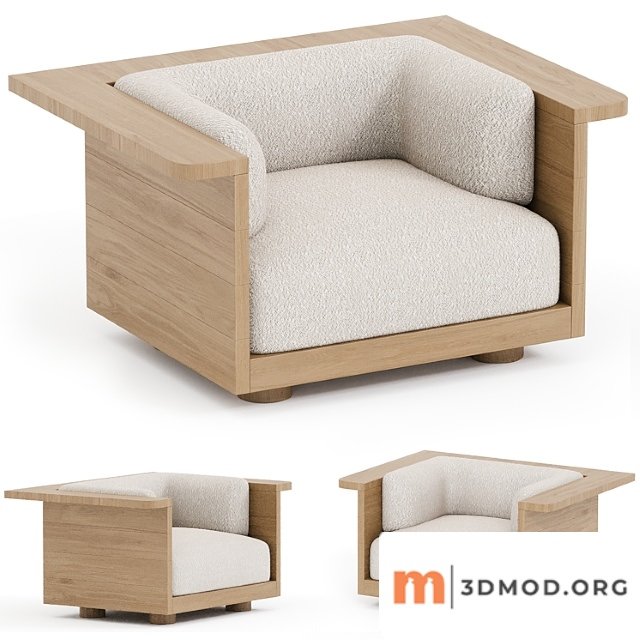 Nativ armchair by emmanuelle simon
