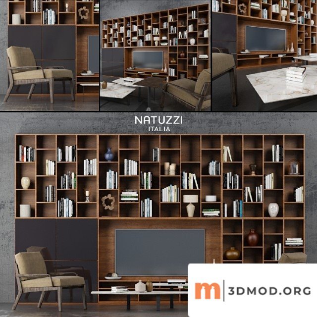 Natuzzi Armchair Wall